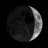 Tiltagende f&oslash;r f&oslash;r f&oslash;rste kvarter, Moon at 4 days in cycle